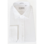 Jamison White Twill Spread Collar Dress Shirt Traditional Fit
